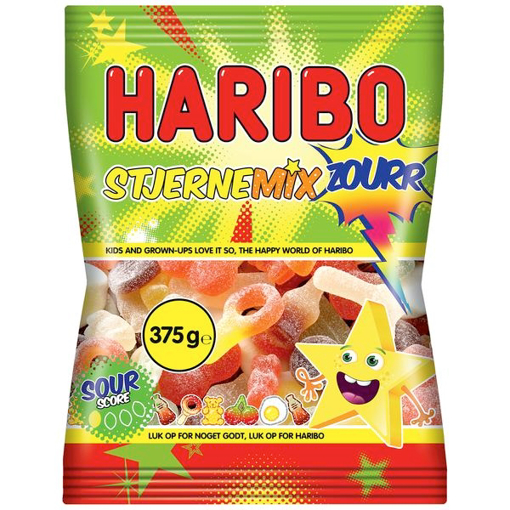 Haribo Stjerne Mix Sur g.
